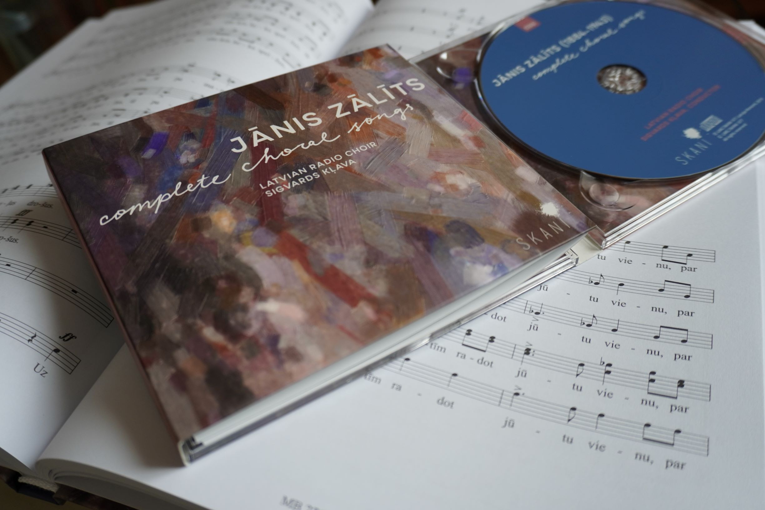 SKANI releases new album of complete choral songs of Jānis Zālīts